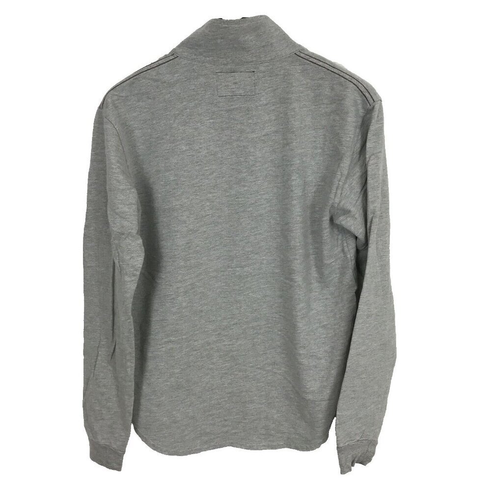 Goodlife Size S 1/4 Zip Sweatshirt Gray Long Sleeve Casual Men's - Picture 5 of 7